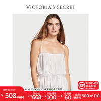 VICTORIA'S SECRET 花漾蕾丝饰边轻盈顺滑性感连体衣 34Y5椰果白 11216177 S