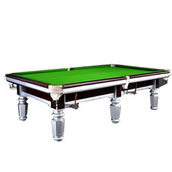 韦步 Q7银腿台球桌 标准黑八球台 美式成人家用台球桌