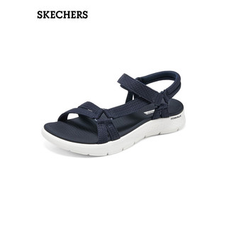 斯凯奇（Skechers）舒适时尚女士凉鞋141451 海军蓝色/NVY 36