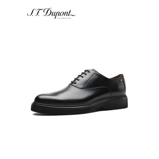 S.T.Dupont都彭手工皮鞋男士牛津鞋职场正装皮鞋哑光亮面牛皮L32110101 黑色 41欧码