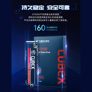 CUBEX 速柏 CP5000 NVMe M.2 固态硬盘 1TB（PCIe 4.0）