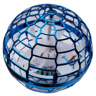大疆感应飞行球飞球回旋球o悬浮智能魔幻魔术丢出去飞回来会飞的玩具 蓝色飞球+充电线+遥控器+包装盒 官方标配