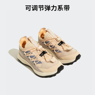 adidas阿迪达斯TERREX VOYAGER 21 H.RDY男儿童户外网面运动鞋 土色/灰褐色/紫色 34(210mm)