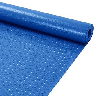 纳仕德DMQ933防滑垫防冻PVC阻燃塑料地板塑胶垫 2.5mm加厚蓝1.8m宽*1m