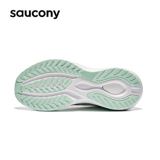 saucony 索康尼 火鸟3跑鞋女透气减震支撑跑步鞋慢跑运动鞋白绿37