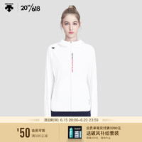 DESCENTE迪桑特 WOMENS RUNNING系列 女子梭织上衣 D3232RWB07 WT-白色 2XL(180/96A)