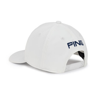 PING高尔夫球帽男士棒球帽限量版 23新款夏季户外遮阳帽巡回赛职业款 36654-101 白色