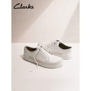 Clarks 其乐 男鞋霍德森系列2023春季时尚潮流舒适透气系带滑板鞋男