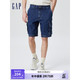  Gap 盖璞 男装夏季2023新款工装风潮流重磅牛仔裤 深蓝色 32　