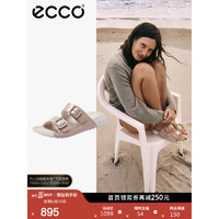 爱步（ECCO）拖鞋女 2023新款凉拖鞋搭扣设计外穿时尚勃肯鞋 科摩206833 20683301084裸色 38