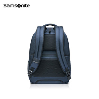 新秀丽（Samsonite）男士简约双肩包旅行商务通勤大容量背包TR5 黑色