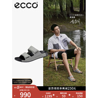 爱步（ECCO）拖鞋男 2023年新款夏季户外防滑休闲凉拖鞋 科摩500954 鸽子灰50095401539 41