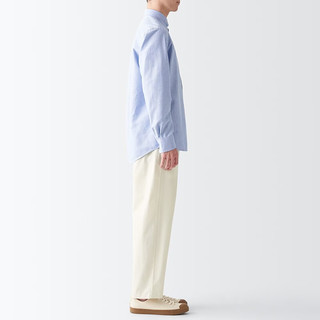 无印良品（MUJI）男式 棉混 轻便裤 裤子 长裤 休闲裤 AER00A3S 原色 XS（160/68A）