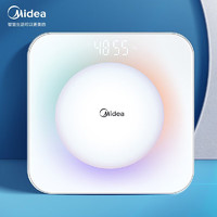 Midea 美的 幻彩款高精准智能充电款体重秤电子秤人体小型宿舍家用