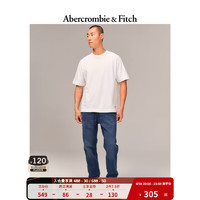 ABERCROMBIE & FITCH男装 美式时尚复古水洗慢跑易穿搭宽松运动牛仔裤 326175-1 中度水洗 XS (170/70A)