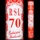 RSL 亚狮龙 70号 羽毛球 红色 77速 1桶装