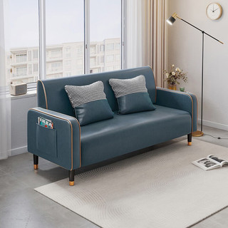 可芝（KERZY）布艺沙发客厅小户型现代简约双人小沙发出租房用经济型公寓小沙发 中性色 大双人位130CM