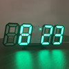 HPANPAN3D数字闹钟clock 创意智能感光LED 绿灯