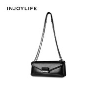 INJOYLIFE 机车腋下包2023新款女包小众设计链条包百搭单肩斜挎包