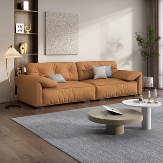 摩高空间科技布简约20235科技布沙发客厅小户型北欧轻奢 单人位1.4米