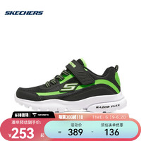 斯凯奇（SKECHERS）男青少年 ATHLEISURE 休闲鞋 403778L-BKLM 38