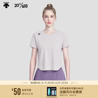 DESCENTE迪桑特 WOMENS RUNNING系列 女子短袖针织衫 D3232RTS04 LV-LV M(165/84A)