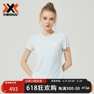 XBIONIC运动T恤女 速干短袖 22620 浅水蓝 M