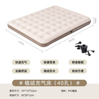 BeiJiLang/北极狼 便携 充气床垫+两用泵 冷灰色充气床(40孔)+两用泵