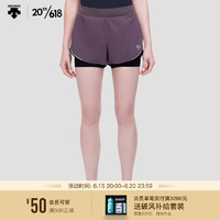 DESCENTE迪桑特 WOMENS RUNNING系列 女子梭织短裤 D3232RHP05 VI-VI 2XL(180/78A)