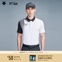 DESCENTEGOLF 迪桑特高尔夫 FIELD系列 男子短袖T恤 G323MFTS43 WT-白色 M(170/92A)