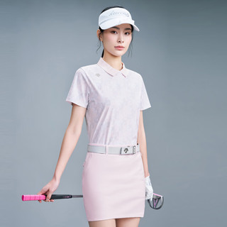 DESCENTEGOLF 迪桑特高尔夫 GOLF系列 女子短袖T恤 G312WFTS28 LP-亮粉色 M(165/84A)