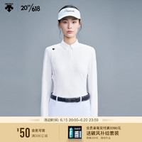 DESCENTEGOLF 迪桑特高尔夫 FIELD系列 女子长袖T恤 G323WFTL41 WT-白色 M(165/84A)