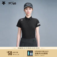 DESCENTEGOLF 迪桑特高尔夫 PRO系列 女子短袖T恤 G313WPTS32 BK-黑色 M(165/84A)