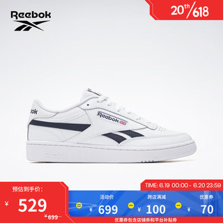 Reebok锐步官方2023夏男女CLUB C REVENGE运动复古板鞋100032881 100032881 44.5