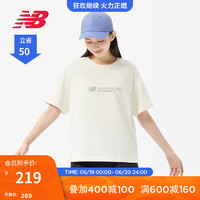 NEW BALANCE NB官方23新款女款春夏舒适简约运动T恤短袖 IV S