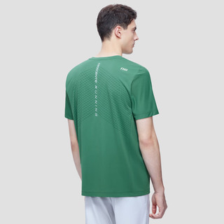 DESCENTE迪桑特 RUNNING系列 男子短袖针织衫 D3231RTS45 GN-绿色 2XL(185/104A)