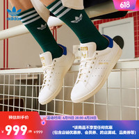 adidas阿迪达斯官方三叶草STAN SMITH LUX男女经典运动板鞋ID1995 白色/蓝色 39(240mm)