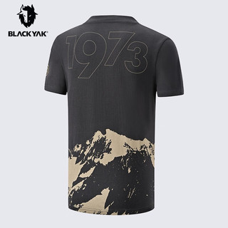BLACKYAK布来亚克23夏季男士透气喜马拉雅雪山圆领纯棉短袖T恤MNM121 天蓝色 M170