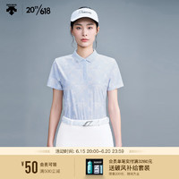 DESCENTEGOLF 迪桑特高尔夫 GOLF系列 女子短袖T恤 G312WFTS28 LB-浅蓝色 L(170/88A)