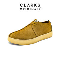 其乐（Clarks）沙漠行者厚底鞋Originals TREK男士休闲鞋春季男鞋 焦黄色 261685197 39.5