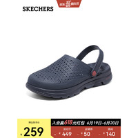 斯凯奇（Skechers）透气镂空休闲轻质凉鞋243016 海军蓝色/NVY 39