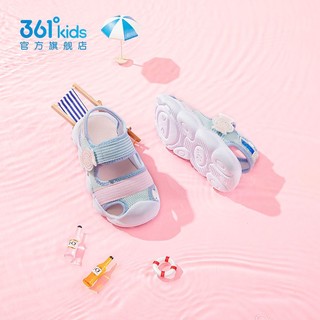 361° 童装女童运动休闲鞋2023年夏季新款幼童沙滩凉鞋