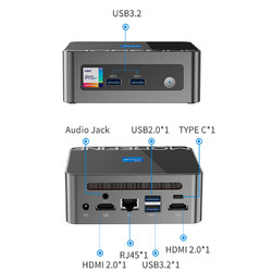 MOREFINE 摩方 M9 PRO 迷你主机（i7-1260P、准系统）