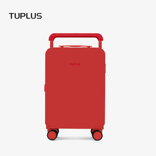 途加TUPLUS 印象系列宽拉杆设计大容量行李箱男拉杆箱女PC轻便旅行箱 派对红 24英寸