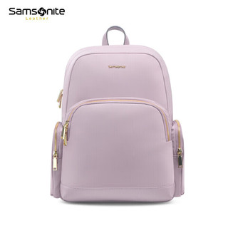 新秀丽（Samsonite）双肩包女士双肩包电脑包通勤多功能背包TW2*98001浅粉色