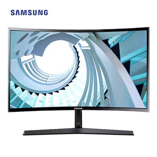 SAMSUNG 三星 显示器 曲面 可壁挂 HDMI接口 爱眼认证 FreeSync技术 电脑显示屏 23.5英寸 S24C366EAC