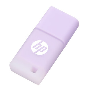 HP 惠普 64GB USB2.0 U盘 v168 丁香紫 可爱创意电脑优盘 学生u盘