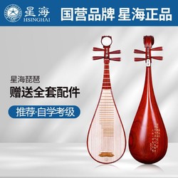 Xinghai 星海 琵琶乐器非洲花梨木儿童初学者入门自学成人专业演奏考级琵琶