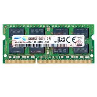 SAMSUNG 三星 第三代 PC3 PC3L  SO-DIMM笔记本内存条联想戴尔Think华硕 笔记本DDR3L 8G 1600 12800S低压