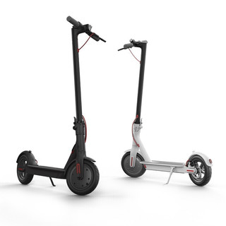 小米（MI） 米家电动滑板车1S 智能成人平衡车便携式折叠学生代步车双重刹户外骑行电动车 滑板车1S 白色+米家滑板车定制座椅